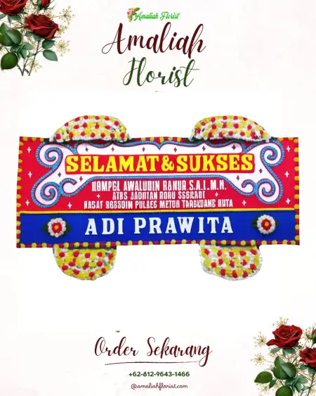 Papan Bunga Ucapan Selamat Cisalam