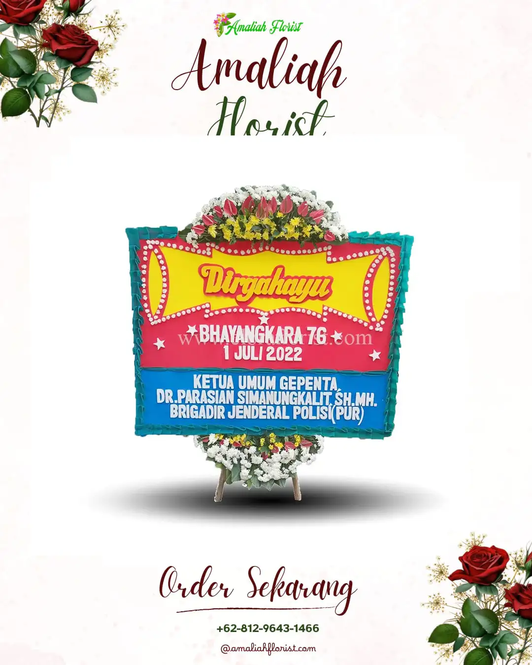 Papan Bunga HUT Ulang Tahun Cisalam